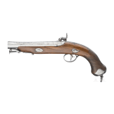 A percussion pistol by D. Herraduras in Eybar, circa 1840