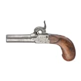 A pair of percussion boxlock pistols, Liege, circa 1840