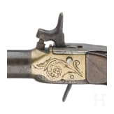 A boxlock pistol, probably Belgian, circa 1840