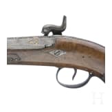An Italian percussion pistol, circa 1840