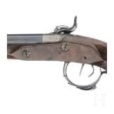 A pair of German percussion target pistols, Jacob Musich, circa 1840