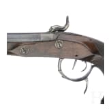 A pair of German percussion target pistols, Jacob Musich, circa 1840