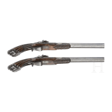 A pair of cased percussion-pistols by Gastine Renette, Paris, circa 1840/50