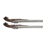 A pair of cased percussion pistols by Francis Marquis, Paris, circa 1840/50
