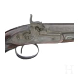 A cased pair of percussion pistols by Conway in Manchester, ca. 1840/50