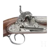 A percussion pistol, Eibar, Spain, dated 1848