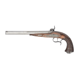 A pair of fine percussion pistols by Johann Adam Kuchenreuter in Regensburg, circa 1850