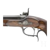 A French breech-loading percussion pistol by Gastinne Renette, circa 1850