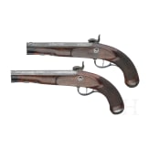 A pair of percussion travel pistols, Johann Adam Kuchenreuter, Regensburg, circa 1850