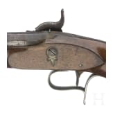 A Swiss percussion pistol by Johann Kneub&uuml;hler in Freiburg, circa 1850