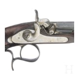 A pair of French percussion target pistols, circa 1850