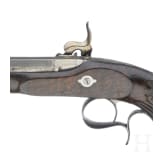 A pair of French percussion target pistols, circa 1850