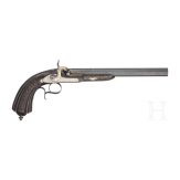 A pair of French percussion target pistols, circa 1850