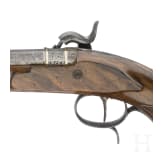 A cased pair of German percussion pistols by L. St&ouml;rmer of G&ouml;ttingen, circa 1850