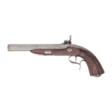A Belgian percussion pistol, circa 1850