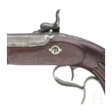 A Belgian percussion pistol, circa 1850