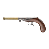 A Swiss parlour pistol by Correvon in Morges, circa 1850