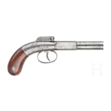 A U.S.-made single-shot bar hammer pistol by Bacon & Co
