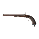 A pair of cased percussion pistols by Gastine Renette, Paris, circa 1850/60