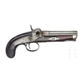 A percussion pocket pistol by Henry Deringer, Philadelphia, circa 1850/60