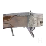 A Belgian underhammer percussion pistol, Li&egrave;ge, ca. 1860