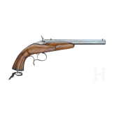 A percussion target pistol, Leopold Gasser, Vienna, circa 1860