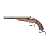 A percussion target pistol, Leopold Gasser, Vienna, circa 1860