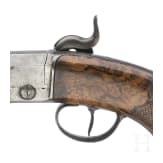 A breech loading percussion pistol, Lepage system, France, ca. 1860