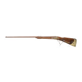 An German air rifle with a butt stock reservoir, alte 18th century