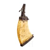 A musketeer powder flask, N&uuml;rnberg, circa 1600