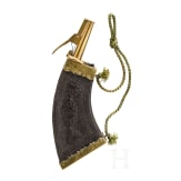 A German powder flask, circa 1620