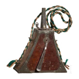 A German musketeer powder flask, circa 1620 - 1630