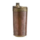 An English powder flask, 19th century