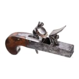 A flintlock lighter, probably English, circa 1800