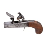 A flintlock lighter, probably English, circa 1800