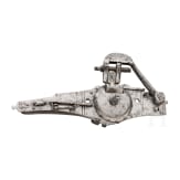 A German wheel lock with spring-loaded tension rod on the inside, circa 1570