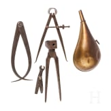 Kleine Sammlung Werkzeuge, USA, 19. Jhdt.