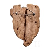 Bemalte alt&auml;gyptische Sarkophagmaske einer Frau, Sp&auml;tzeit - ptolem&auml;isch, Mitte 1. Jtsd. v. Chr. - 1. Jhdt. v. Chr.