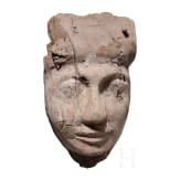 F&uuml;nf alt&auml;gyptische Mumienmasken aus Holz, Sp&auml;tzeit oder ptolem&auml;isch, Mitte 1. Jtsd. v. Chr. - 1. Jhdt. v. Chr.
