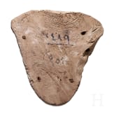 F&uuml;nf alt&auml;gyptische Mumienmasken aus Holz, Sp&auml;tzeit oder ptolem&auml;isch, Mitte 1. Jtsd. v. Chr. - 1. Jhdt. v. Chr.