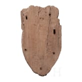 F&uuml;nf alt&auml;gyptische Mumienmasken aus Holz, Sp&auml;tzeit oder ptolem&auml;isch, Mitte 1. Jtsd. v. Chr. - 1. Jhdt. v. Chr.