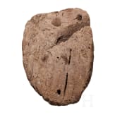 F&uuml;nf alt&auml;gyptische Mumienmasken aus Holz, Sp&auml;tzeit oder ptolem&auml;isch, Mitte 1. Jtsd. v. Chr. - 1. Jhdt. v. Chr.