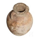 Kleine, breite graeco-italische Amphore, 3. - 2. Jhdt. v. Chr.