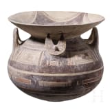 Daunische Olla mit geometrischer Bemalung, 5. Jhdt. v. Chr.
