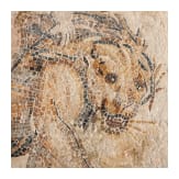 R&ouml;misches Mosaik mit Eros auf einem L&ouml;wen, Mitte 3. Jhdt. n. Chr.