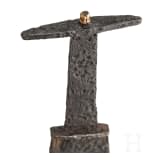 Messer mit "karpfenf&ouml;rmiger" Klinge, sp&auml;tr&ouml;misch, 4. - fr&uuml;hes 5. Jhdt. n. Chr.