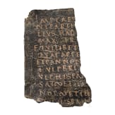 Fragment eines Milit&auml;rdiploms aus der Zeit von Antoninus Pius, Mitte 2. Jhdt. n. Chr.