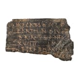 Fragment eines Milit&auml;rdiploms aus der Zeit von Antoninus Pius, Mitte 2. Jhdt. n. Chr.