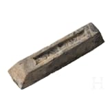 Bleibarren aus kaiserlicher Mine mit Inschrift, r&ouml;misch, 1. Jhdt. n. Chr.
