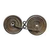 Bronzene Brillenspiralfibel vom Typ Haslau-Regelsbrunn, 10. - 8. Jhdt. v. Chr.